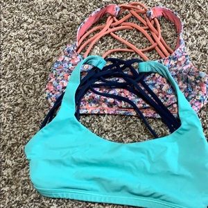 ‼️SOLD‼️Two lululemon sports bras